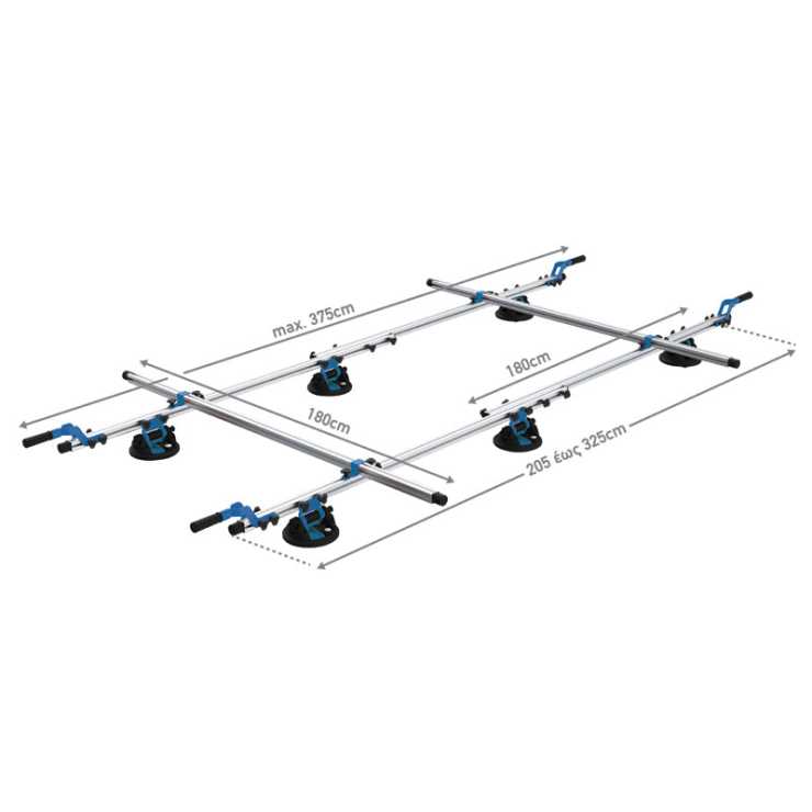 BULLE ΣΥΣΤΗΜΑ ΜΕΤΑΦΟΡΑΣ ΜΕΓΑΛΩΝ ΠΛΑΚΙΔΙΩΝ 220KG 64307
