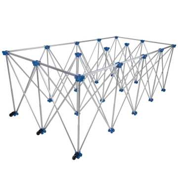 BULLE ΦΟΡΗΤΟΣ ΠΤΥΣΣΟΜΕΝΟΣ ΠΑΓΚΟΣ ΕΡΓΑΣΙΑΣ ΔΙΑΣΤΑΣΕΩΝ 230 x 118 x 85 cm ΚΑΙ ΙΚΑΝΟΤΗΤΑΣ 1000 kg 64308