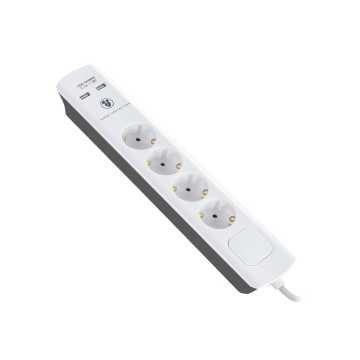 BULLE ΠΟΛΥΠΡΙΖΟ ΜΕ ΠΡΟΣΤΑΣΙΑ 4 ΘΕΣΕΩΝ 1,5m +2x USB 607048 BULLE ΠΟΛΥΠΡΙΖΟ ΜΕ ΠΡΟΣΤΑΣΙΑ 4 ΘΕΣΕΩΝ 1,5m +2x USB 607048