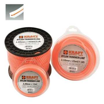 KRAFT ΜΕΣΙΝΕΖΑ - ΝΗΜΑ ΚΟΠΗΣ ΤΕΤΡΑΓΩΝΟ ΕΝΙΣΧΥΜΕΝΟΥ ΠΥΡΗΝΑ SQUARE  KRAFT ΜΕΣΙΝΕΖΑ - ΝΗΜΑ ΚΟΠΗΣ ΤΕΤΡΑΓΩΝΟ ΕΝΙΣΧΥΜΕΝΟΥ ΠΥΡΗΝΑ SQUARE