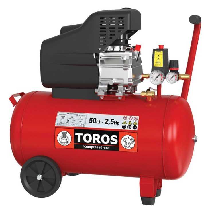 TOROS ΑΕΡΟΣΥΜΠΙΕΣΤΗΣ 50LT/2,5HP ΜΟΝΟΜΠΛΟΚ 40106