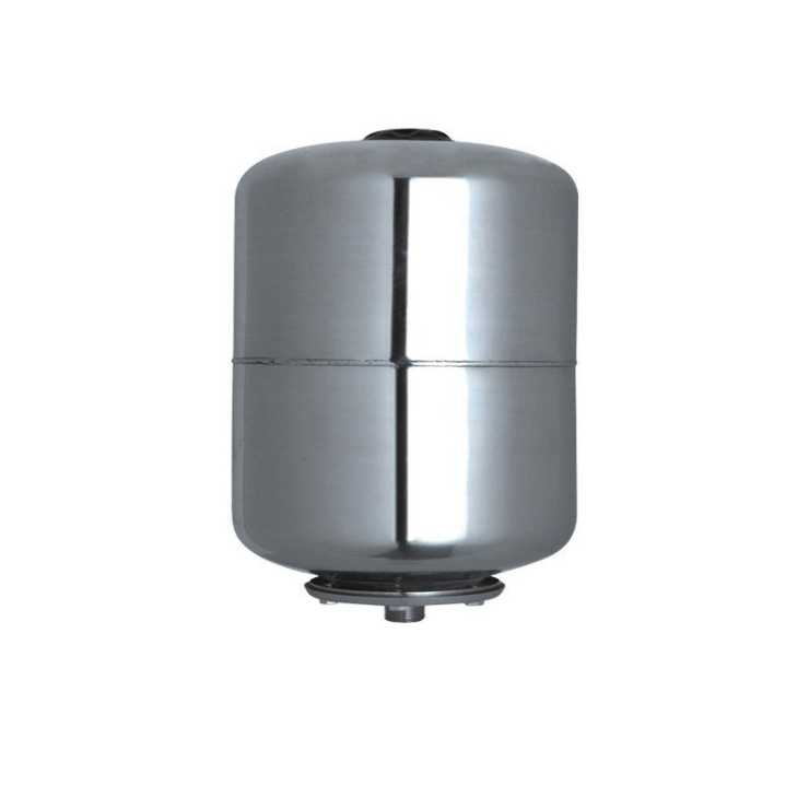 KRAFT ΔΟΧΕΙΟ ΚΑΘΕΤΟ 24L INOX ΧΩΡΙΣ ΠΟΔΙΑ - 8 BAR -1'' 63632