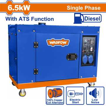 WADFOW ΓΕΝΝΗΤΡΙΑ DIESEL ΜΟΝΟΦΑΣΙΚΗ ΚΛΕΙΣΤΟΥ ΤΥΠΟΥ 6.500W ΜΕ ΑΥΤΟΜ. ΜΕΤΑΓΩΓΙΚΟ ΠΙΝΑΚΑ ATS (WDG2A80-1) WADFOW ΓΕΝΝΗΤΡΙΑ DIESEL ΜΟΝΟΦΑΣΙΚΗ ΚΛΕΙΣΤΟΥ ΤΥΠΟΥ 6.500W ΜΕ ΑΥΤΟΜ. ΜΕΤΑΓΩΓΙΚΟ ΠΙΝΑΚΑ ATS (WDG2A80-1)