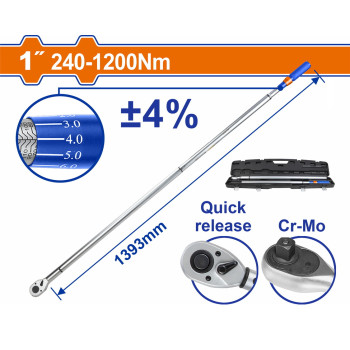 WADFOW ΔΥΝΑΜΟΚΛΕΙΔΟ 1" 1393mm / 240-1200Nm (WWQ9D41)