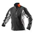 NEO TOOLS Μπουφάν εργασίας Softshell Μαύρο-Γκρι 81-550-L/52