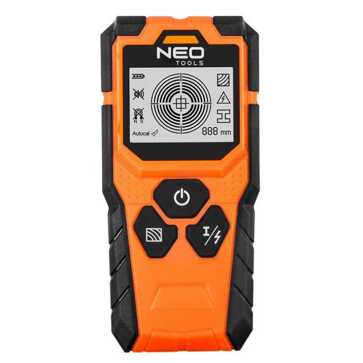 NEO TOOLS Ανιχνευτής μετάλλου, ξύλου & καλωδίων 75-250