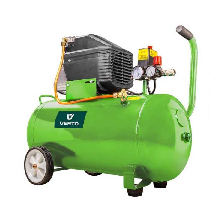 VERTO Αεροσυμπιεστής 50lt/2Hp 73K004