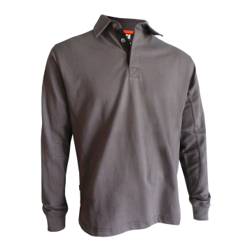 Troja Polo Long Sleeves GREY