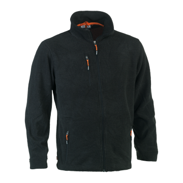 Ilias fleece jacket ANTHRACITE