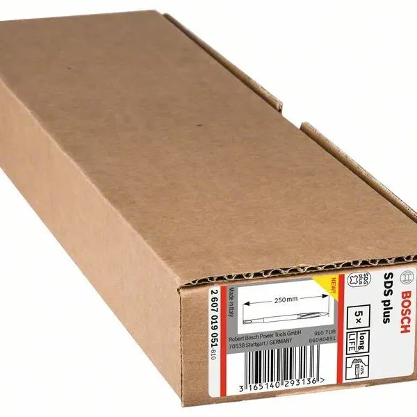 BOSCH Βελόνι SDS-plus-5pc-250mm-2607019051
