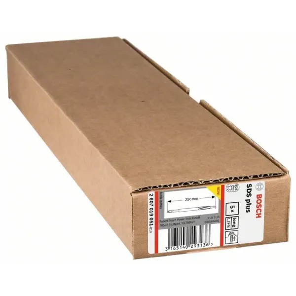 BOSCH Βελόνι SDS-plus-5pc-250mm-2607019051
