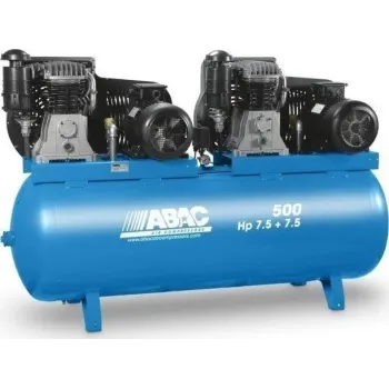 ABAC ΑΕΡΟΣΥΜΠΙΕΣΤΗΣ ΔΙΠΛΗΣ ΚΕΦΑΛΗΣ 900LT - 10HP + 10HP, PRO B7000 900 T7,5 V400 4116020810