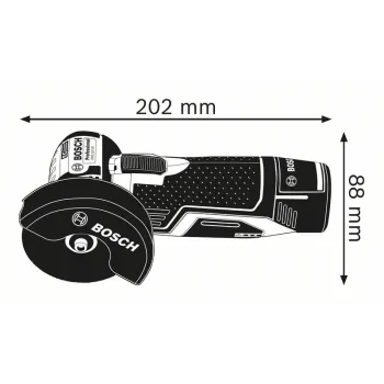 BOSCH GWS 12V-76-EC Γωνιακός Λειαντήρας Μπαταρίας σε L-Boxx ( Solo )-06019F2003