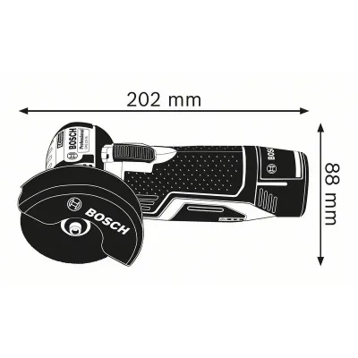 BOSCH GWS 12V-76-EC Γωνιακός Λειαντήρας Μπαταρίας σε L-Boxx ( Solo )-06019F2003
