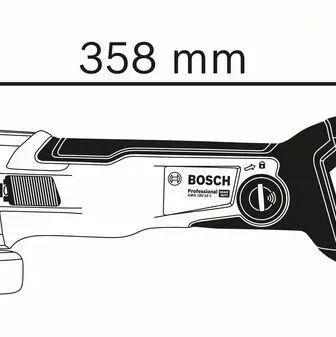 BOSCH GWX 18V-10 C Professional γωνιακός λειαντήρας μπαταρίας (Solo) 06017B0200