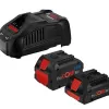 BOSCH - Σετ 2 Μπαταρίων ProCORE 18V (1x8.0Ah) και (1x4.0Ah) με Φορτιστή GAL 1880 CV 1600A01BA8