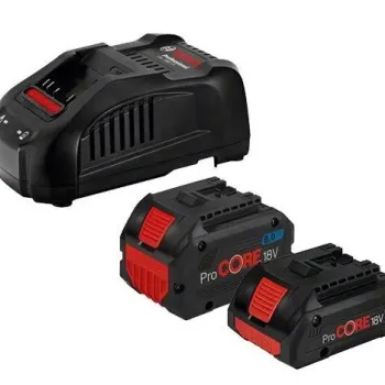 BOSCH - Σετ 2 Μπαταρίων ProCORE 18V (1x8.0Ah) και (1x4.0Ah) με Φορτιστή GAL 1880 CV 1600A01BA8