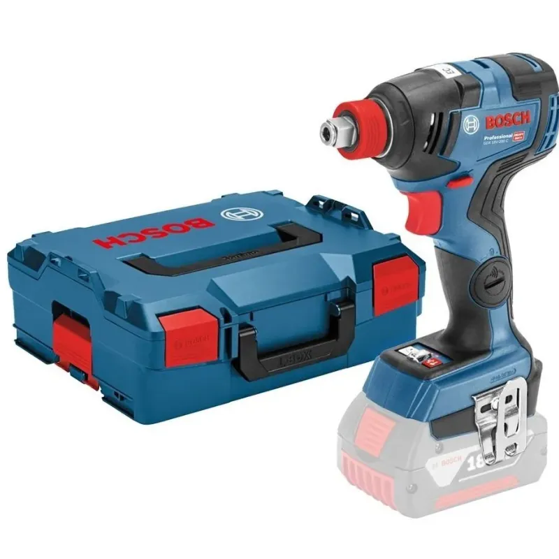 BOSCH GDX 18V-200 C Περιστροφικό Kρουστικό Kατσαβίδι Mπαταρίας σε L-Boxx (Solo)-06019G4202