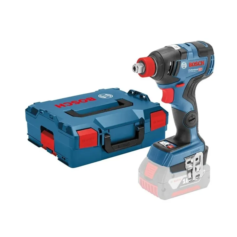BOSCH GDX 18V-200 C Περιστροφικό Kρουστικό Kατσαβίδι Mπαταρίας σε L-Boxx (Solo)-06019G4202