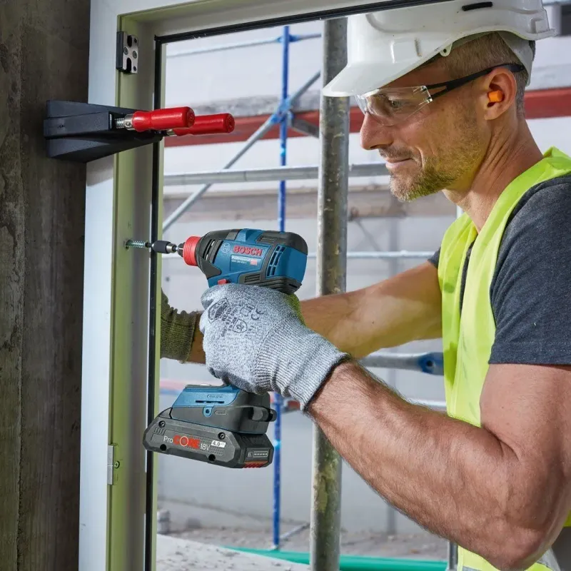 BOSCH GDX 18V-200 C Περιστροφικό Kρουστικό Kατσαβίδι Mπαταρίας σε L-Boxx (Solo)-06019G4202