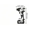BOSCH GDX 18V-200 C Περιστροφικό Kρουστικό Kατσαβίδι Mπαταρίας σε L-Boxx (Solo)-06019G4202