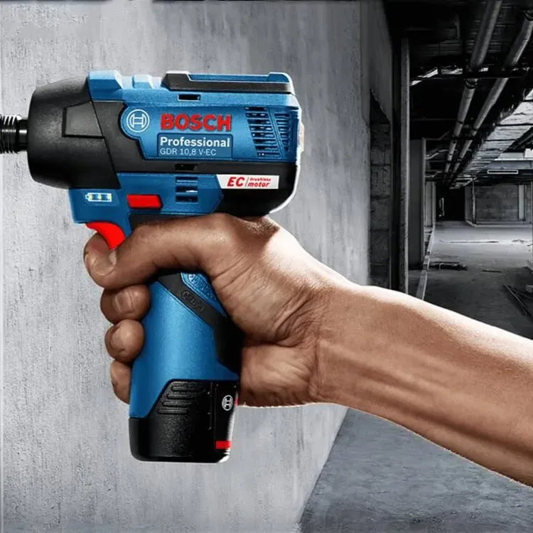 BOSCH GDR 12V-115 EC Παλμικό κατσαβίδι και μπουλονόκλειδο σε L-Boxx ( Solo )-06019E0102