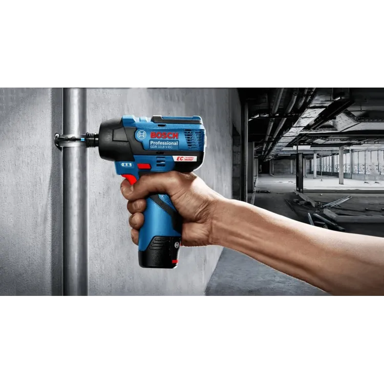 BOSCH GDR 12V-115 EC Παλμικό κατσαβίδι και μπουλονόκλειδο σε L-Boxx ( Solo )-06019E0102