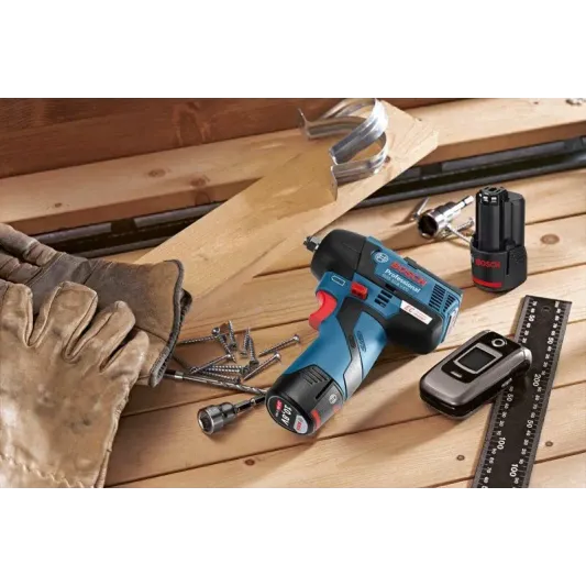BOSCH GDR 12V-115 EC Παλμικό κατσαβίδι και μπουλονόκλειδο σε L-Boxx ( Solo )-06019E0102