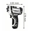 BOSCH GSB 12V-15 Professional - Κρουστικό δραπανοκατσάβιδο μπαταρίας (Solo) - L-Boxx 06019B690E