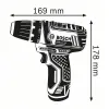 BOSCH GSR 12V-15 Δραπανοκατσάβιδο Μπαταρίας Professional (Solo)-L-Boxx-060186810D