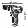BOSCH GSR 12V-15 Δραπανοκατσάβιδο Μπαταρίας Professional (Solo)-L-Boxx-060186810D