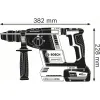 BOSCH - GBH 18V-26 F Περιστροφικό Πιστολέτο Μπαταρίας Professional σε L-Boxx (2x5.0Ah και 1x8.0Ah)-0615990K7Z