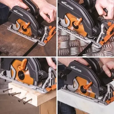 EVOLUTION  Δισκοπρίονο Πολλαπλών Χρήσεων 1600W R185CCS 17.0255
