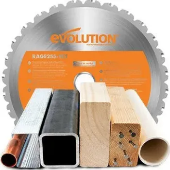 EVOLUTION  Συρόμενος Φαλτσοκόπτης 255mm RAGE R255 SMS+ 66.02110