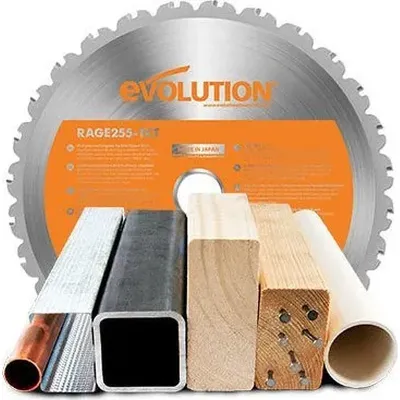 EVOLUTION  Συρόμενος Φαλτσοκόπτης 255mm RAGE R255 SMS+ 66.02110