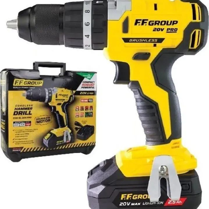FF Group CHD-BL20V Plus Δραπανοκατσάβιδο Λιθίου Κρουστικό 2.5Ah 41317