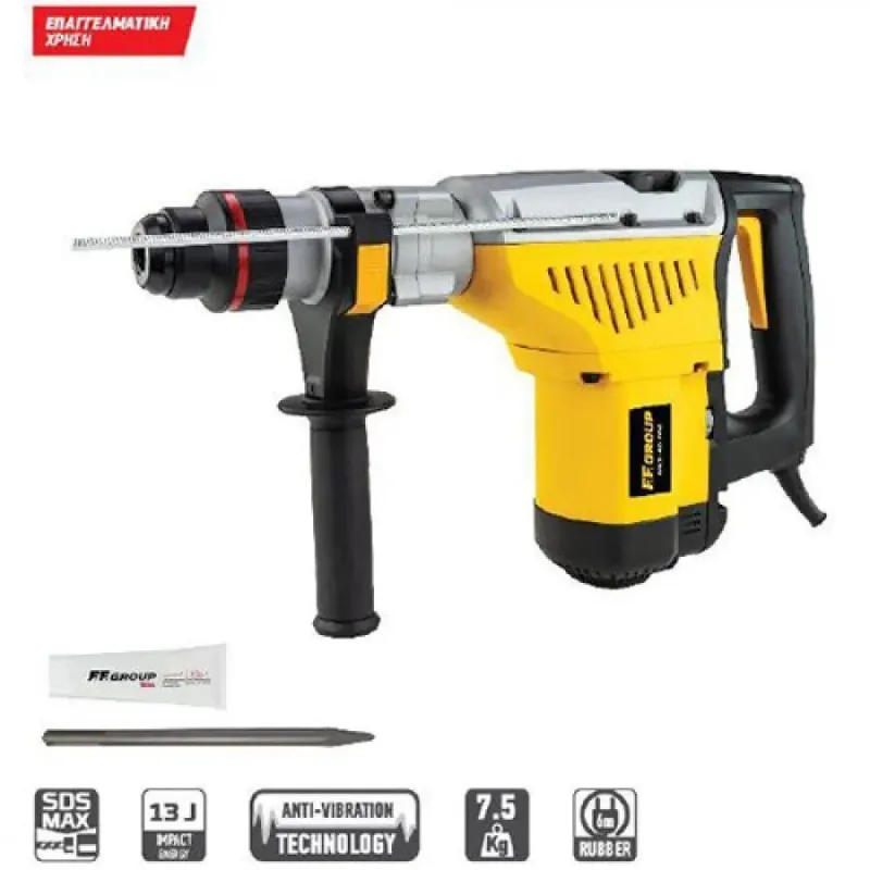 FF Group RH 7-40 PRΟ Περιστροφικό πιστολέτο SDS Plus 13 Joule 1350Watt 42456