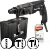 MAKITA Μαύρη Έκδοση Περιστροφικό Πιστολέτο 780W, SDS-Plus + σετ Τρυπάνια HR2470BX40 