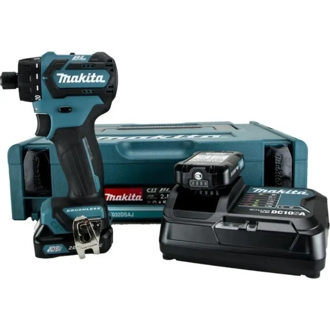 MAKITA ΚΑΤΣΑΒΙΔΙ 10.8V CXT 2X2.0AH MAKPAC KIT DF032DSAJ