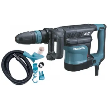 MAKITA Κατεδαφιστικό Πιστολέτο SDS-MAX 1300W με AVT και Κιτ Συλλογής Σκόνης HM1111CV