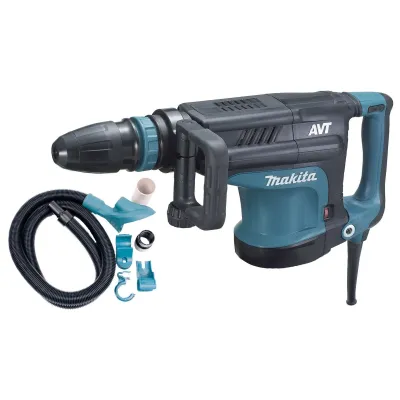 MAKITA Κατεδαφιστικό Πιστολέτο SDS-MAX 1510W με AVT και Κιτ Συλλογής Σκόνης HM1213CV