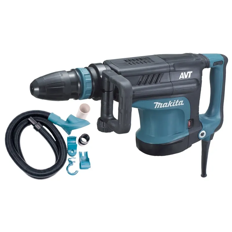 MAKITA Κατεδαφιστικό Πιστολέτο SDS-MAX 1510W με AVT και Κιτ Συλλογής Σκόνης HM1213CV