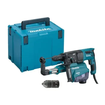 MAKITA Πνευματικό Πιστολέτο SDS-PLUS AVT με Σύστημα Συλλογής Σκόνης και Ταχυτσόκ σε Makpac HR2653TJ 