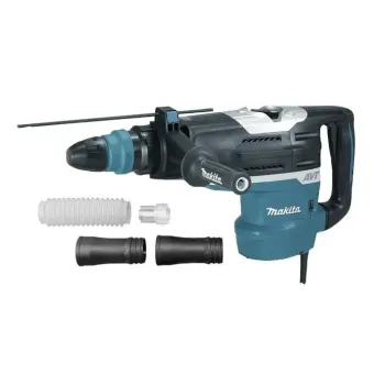 MAKITA Κρουστικό Περιστροφικό Πιστολέτο με AVT 1510W / 52mm με Κιτ Συλλογής Σκόνης HR5212CV 