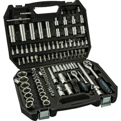 BORMANN PRO BHT5180 Καρυδάκια 1/2   - 1/4   Με Καστάνια Και Προέκταση 110τμχ 028239