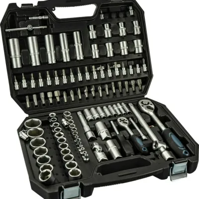 BORMANN PRO BHT5180 Καρυδάκια 1/2   - 1/4   Με Καστάνια Και Προέκταση 110τμχ 028239