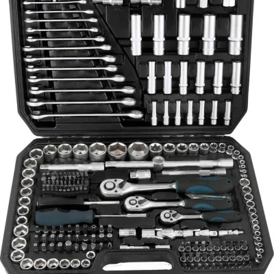 BORMANN PRO BHT5220 Καρυδάκια 1/2  , 1/4   - 3/8   Με Καστάνια και Προέκταση 215τμχ 028246