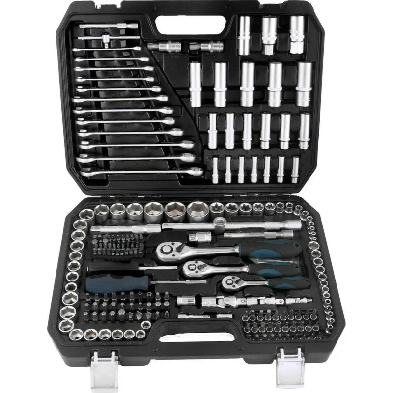 BORMANN PRO BHT5220 Καρυδάκια 1/2  , 1/4   - 3/8   Με Καστάνια και Προέκταση 215τμχ 028246