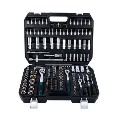 BORMANN BΗΤ5200 ΚΑΡΥΔΑΚΙΑ 1/2’’, 1/4’’ - 3/8’’ ΜΕ ΚΑΣΤΑΝΙΑ ΚΑΙ ΠΡΟΕΚΤΑΣΗ 171τμ 024699
