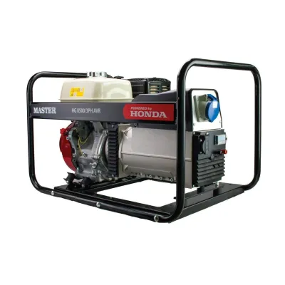 MASTER HONDA ΓΕΝΝΗΤΡΙΑ 3PH με μιζα και μπαταρια HG 8000E AVR 0101H012